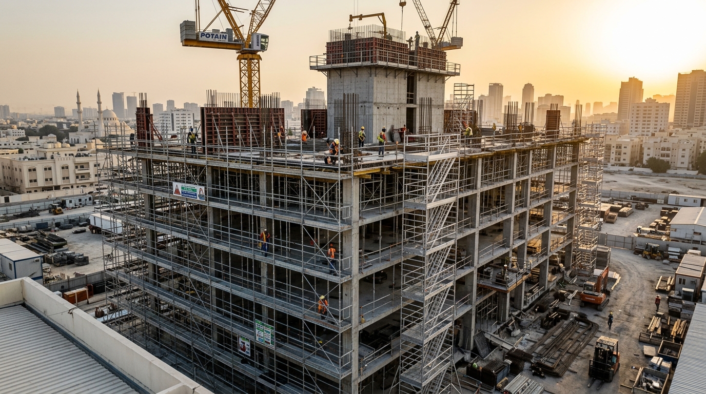 Aluminium scaffold towers and modular cuplock scaffolding